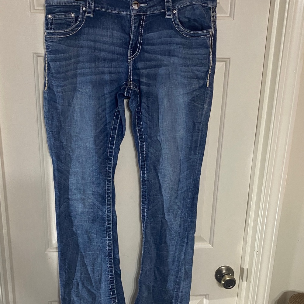 Daytrip Women's Straight Leg Blue Jeans